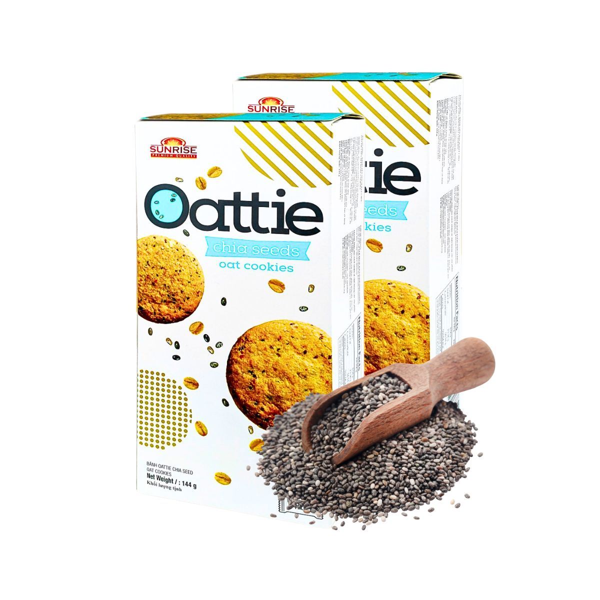  Bánh yến mạch hạt chia Oattie 144 g (I0000166) 