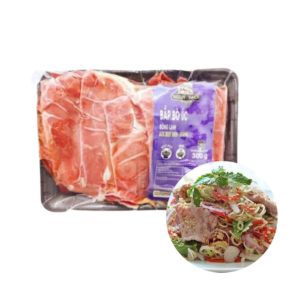  [Đông lạnh] Bắp bò úc đông lạnh MrT 300 g 