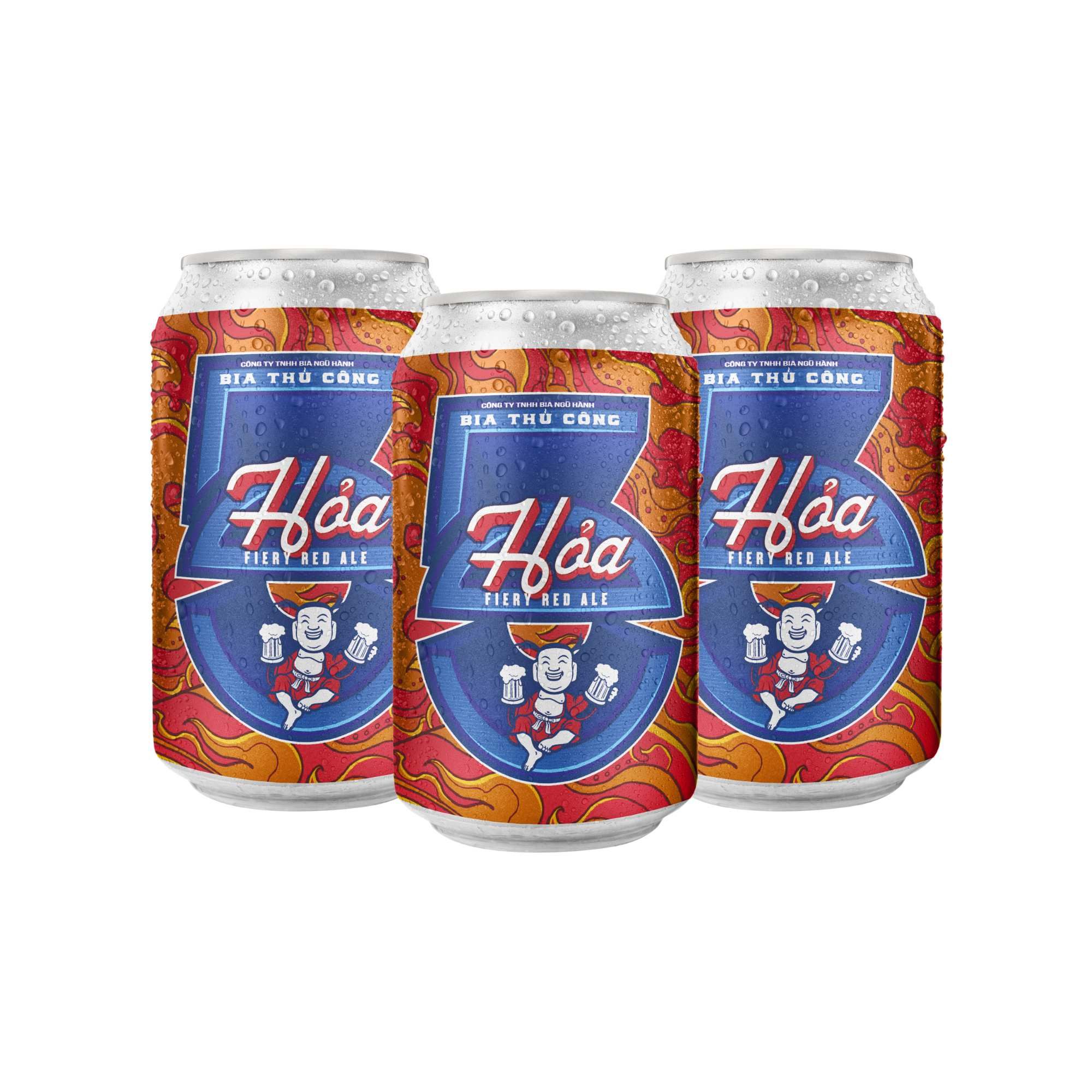  [Combo 3 Lon] Bia Hỏa (Belgian Fiery Red Ale) lon 330ml 