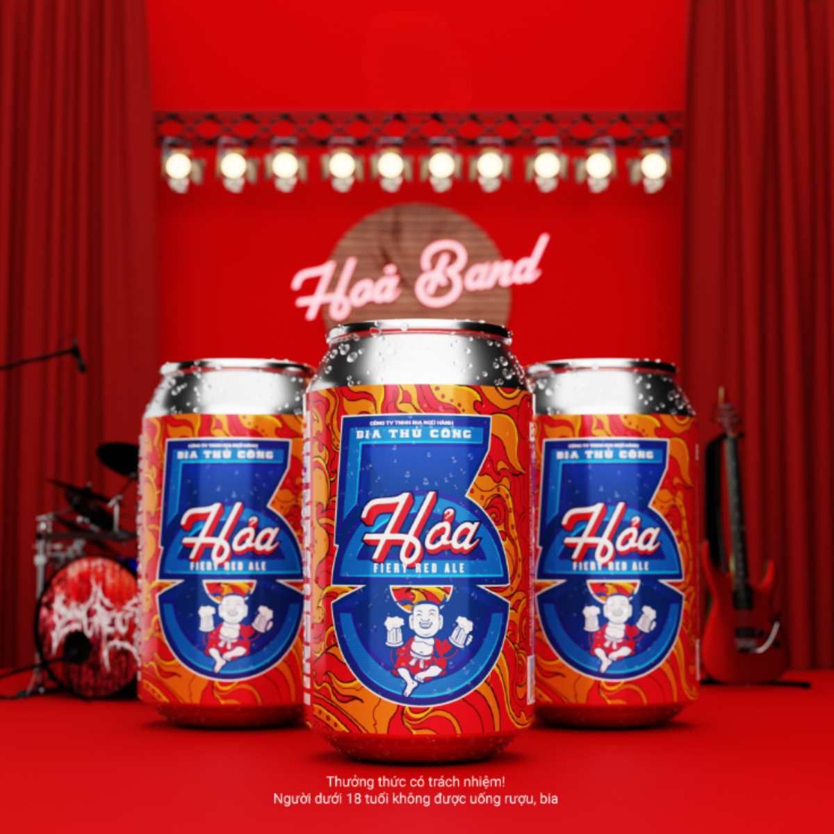  Bia Hỏa (Belgian Fiery Red Ale) lon 330ml 