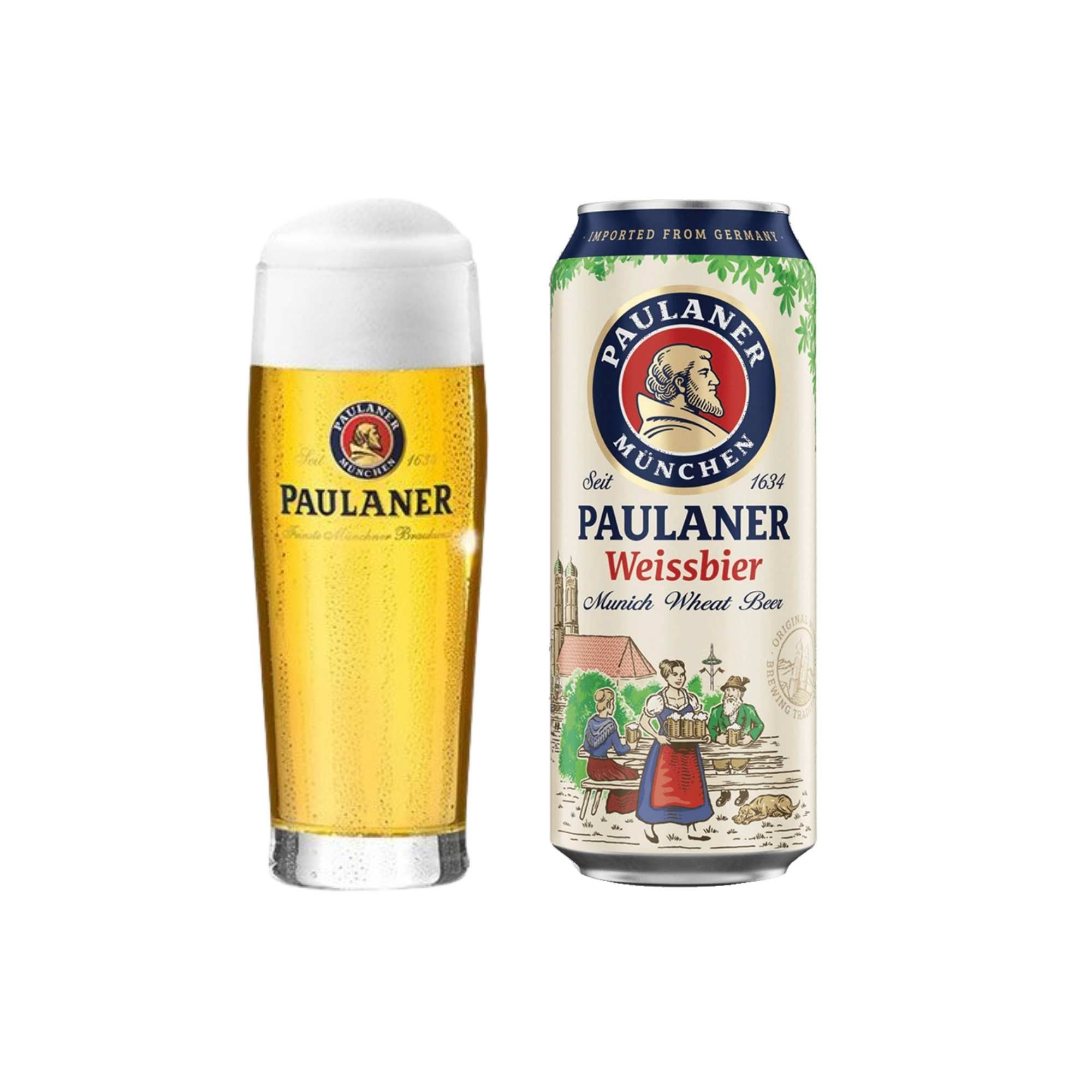  Bia lon Paulaner Weissbier 500 ml 