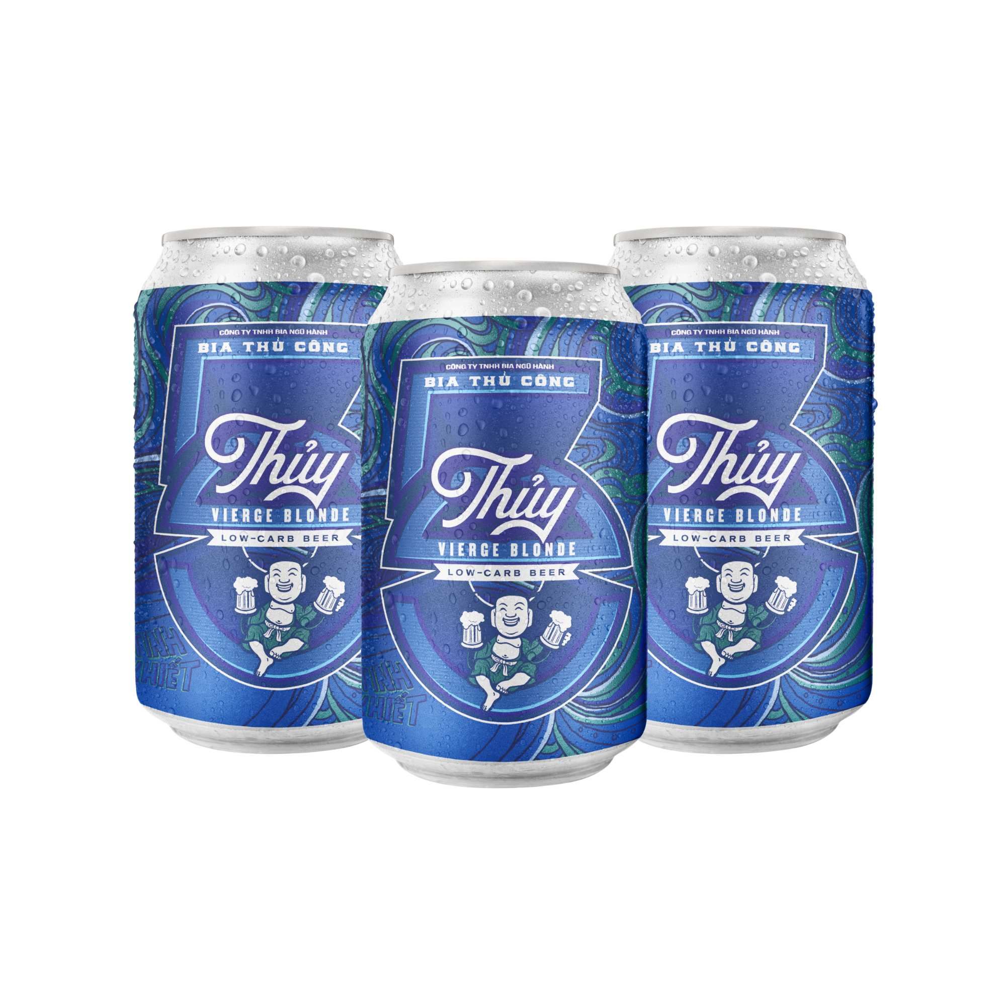  [Combo 3 Lon] Bia Thủy (French Low Carb) lon 330ml 