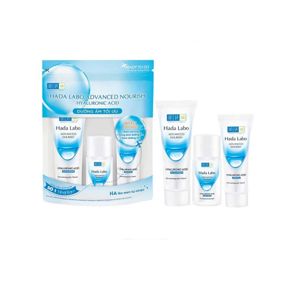  Bộ kit Du lịch Hada Labo dưỡng ẩm tối ưu 47 g 