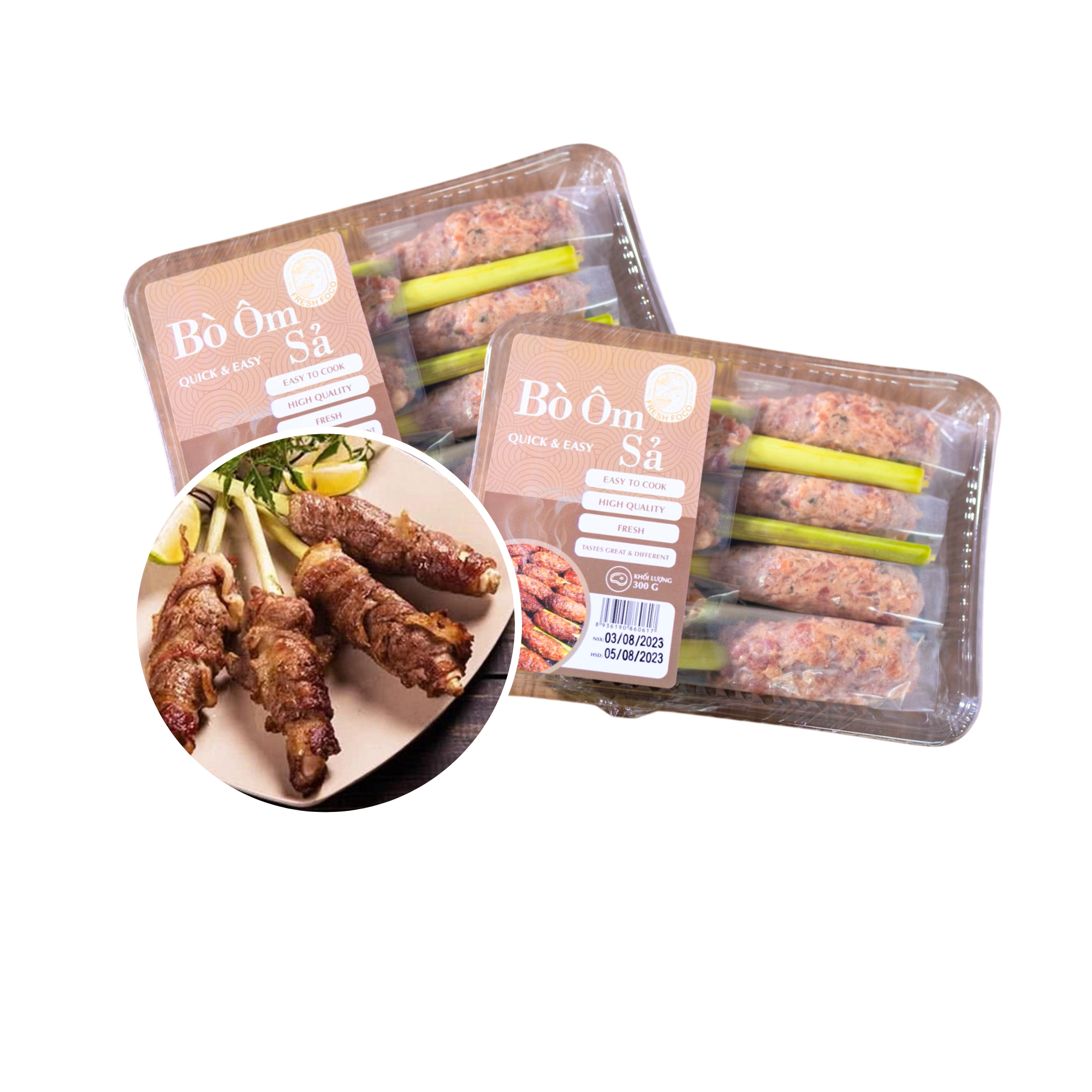  [Tươi] Bò ôm sả Freshfoco 300G (I0013438) 