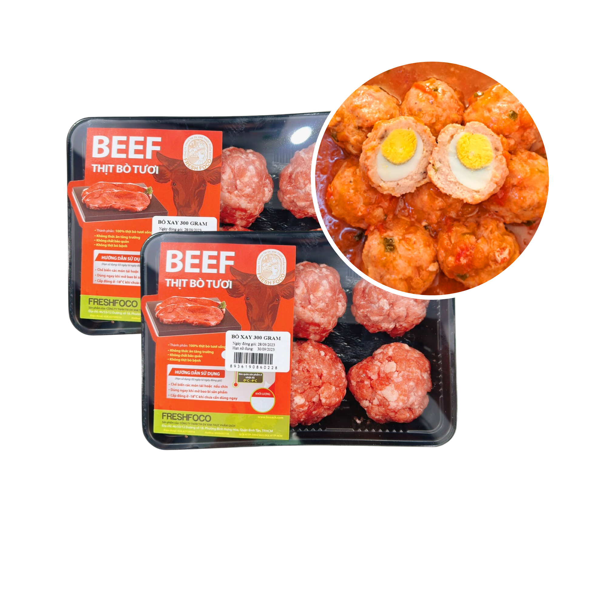  [Tươi] Bò xay Freshfoco 250G (I0013441) 