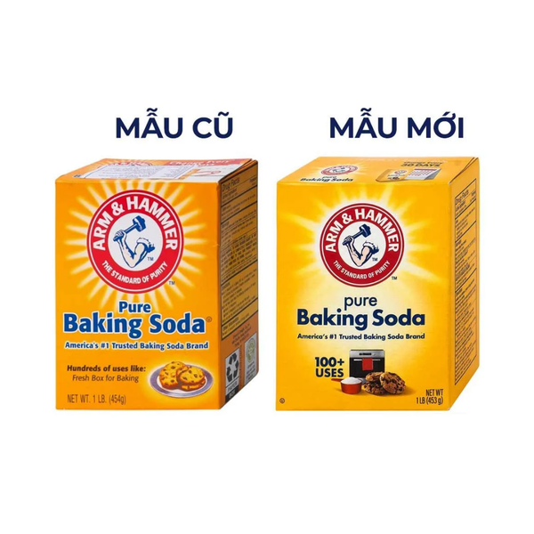 Bột Baking Soda tinh khiết Arm & Hammer hộp 453 g