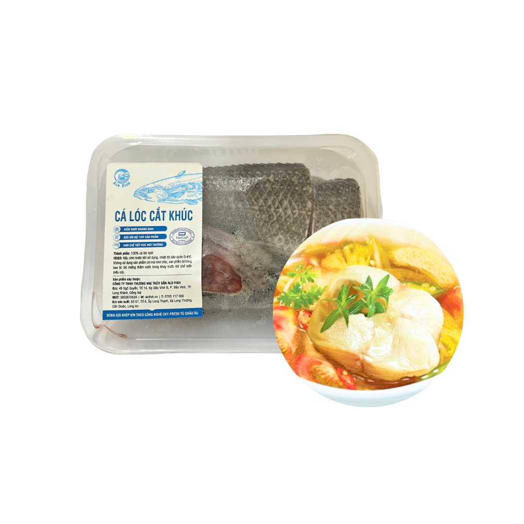  [Tươi] Cá lóc cắt khúc Vietgap Alo Fish 350G (I0017999) 