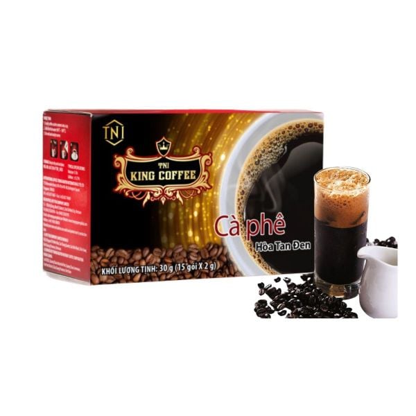 Cà phê đen hòa tan King Coffee 15 gói x 2g (I0013891)