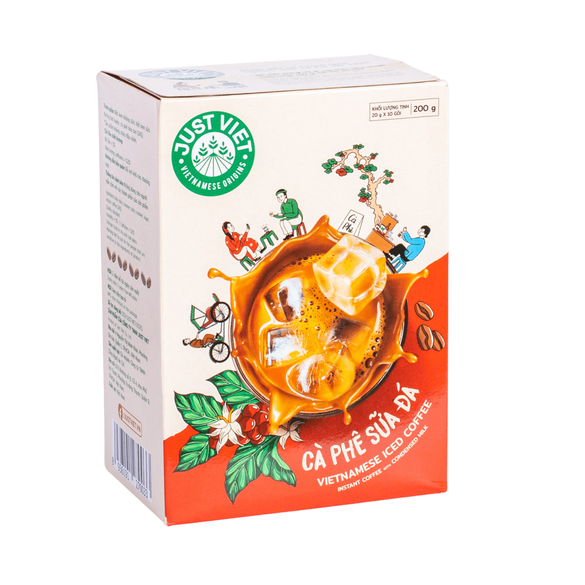  Cà phê sữa đá Just Việt 200G 