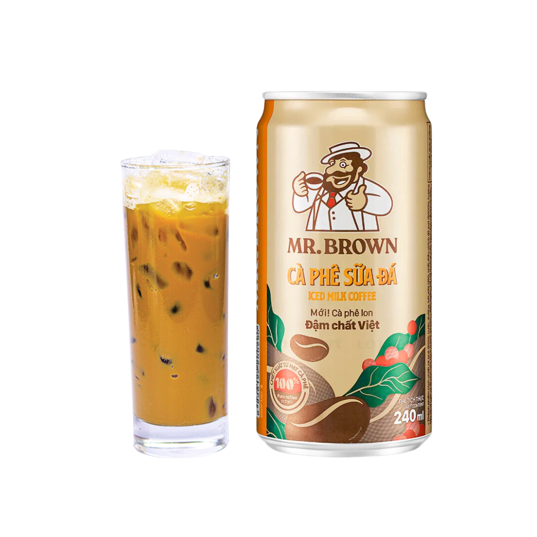  Cà phê sữa đá Mr.Brown lon 240 ml 