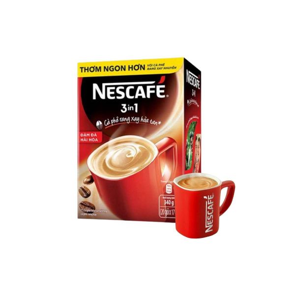 Cà phê vị nguyên bản Nescafe hộp (20 x 17 g) (I0009772)