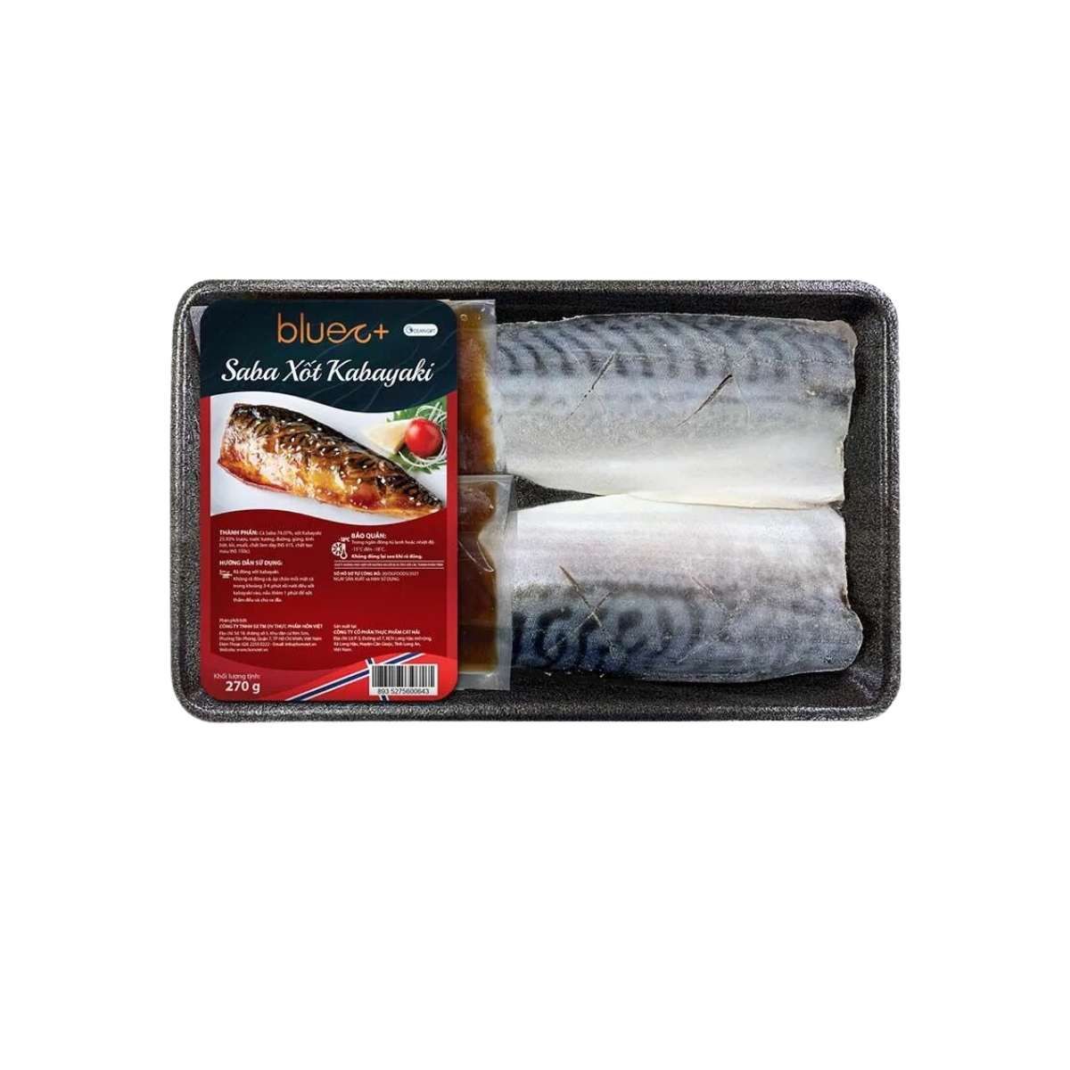  [Đông lạnh] Cá Saba nướng sốt Kabayaki Ocean gift 270 g (I0007316) 