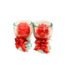 Cặp đèn cầy ly cúng 9cm