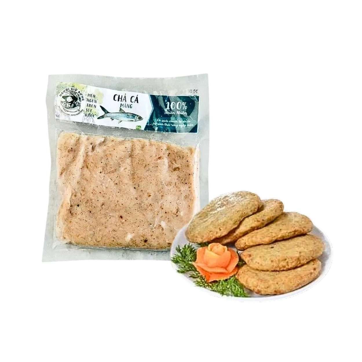  [Đông lạnh] Chả cá Măng đông lạnh Người Giữ Rừng 250 g (I0004428) 