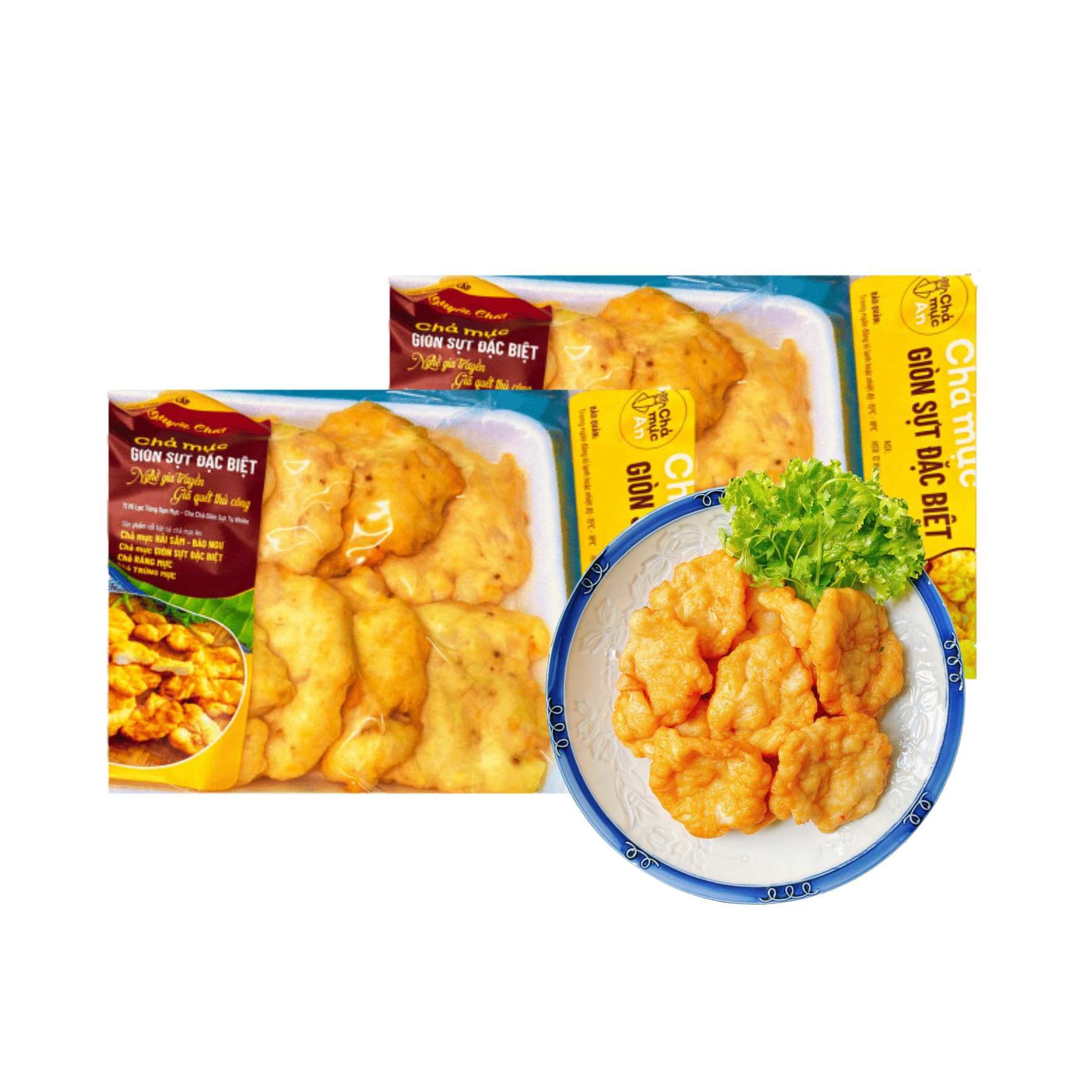  [Đông lạnh] Chả mực giòn sựt đặc biệt KAF 240G 