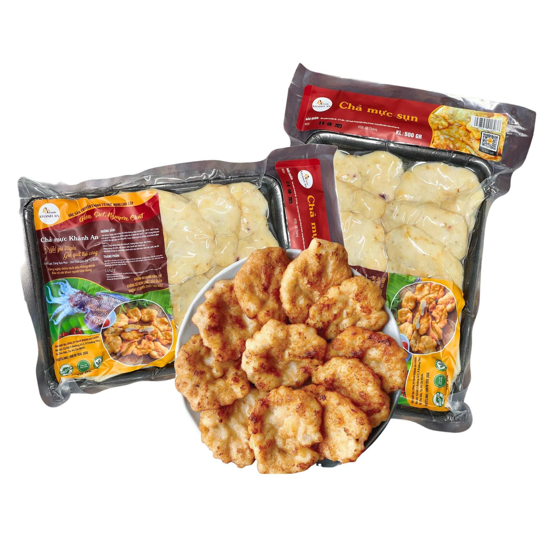  [Đông lạnh] Chả mực sụn KAF 500G 