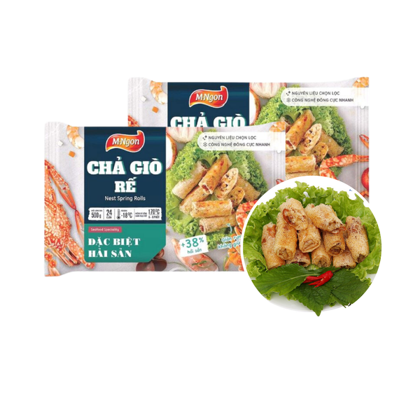 [Đông lạnh] Chả rế đặc biệt hải sản M-Ngon 500 g