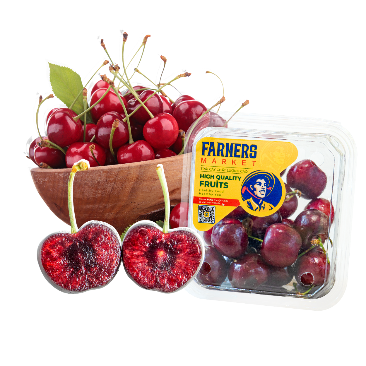  Cherry đỏ Mỹ size 9.5 (Hộp 250g) 