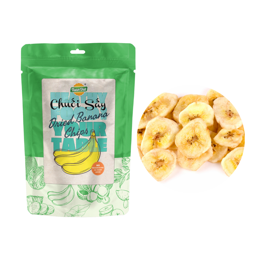  Chuối sấy Tuấn Đạt - Túi 100G (I0016709) 