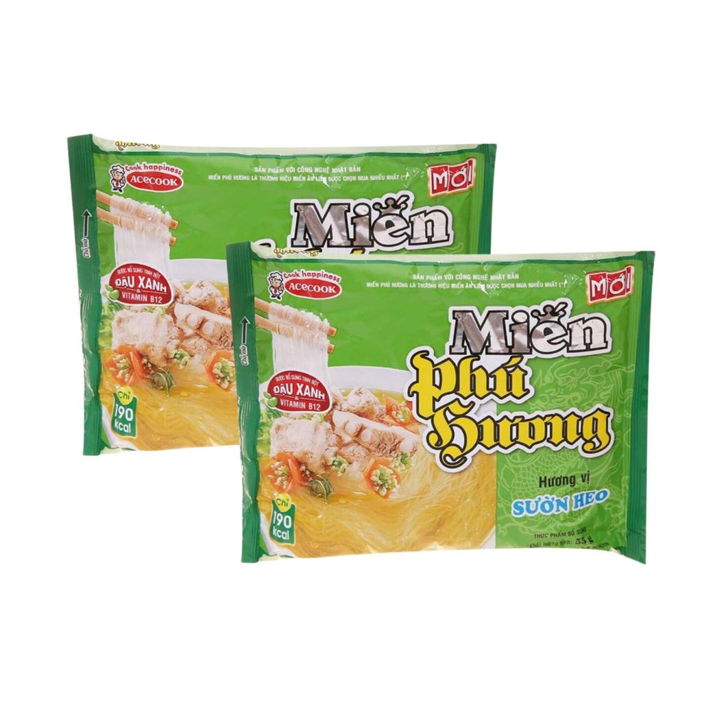 Miến ăn liền vị sườn heo Phú Hương 55 g (I0001458) 