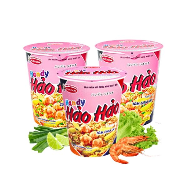 Mì ăn liền vị tôm chua cay Hảo Hảo 67 g (I0001504)