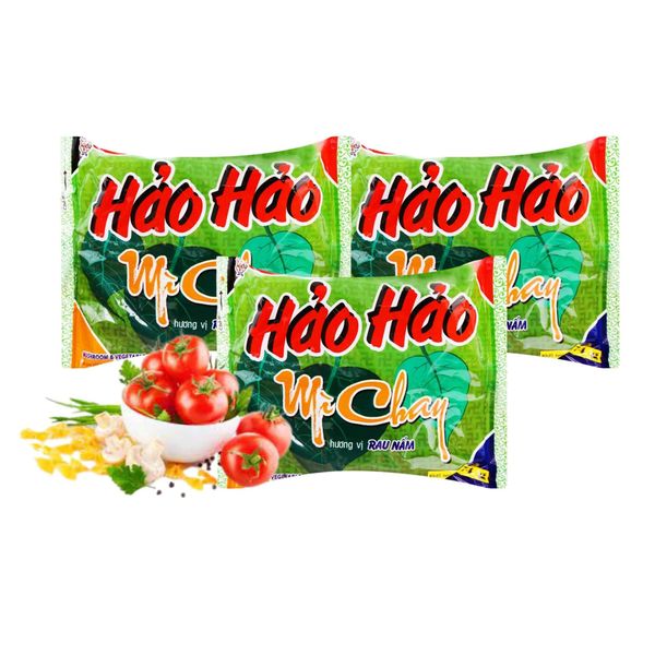 Mì ăn liền chay vị rau nấm Hảo Hảo 74 g (I0001476)