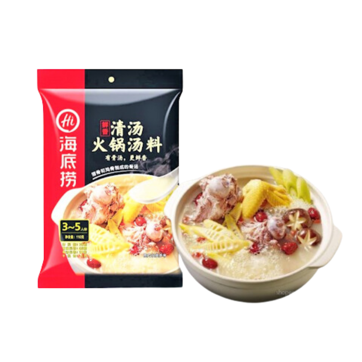  [Combo 2 Túi] Cốt lẩu thảo mộc Haidilao 110 g 