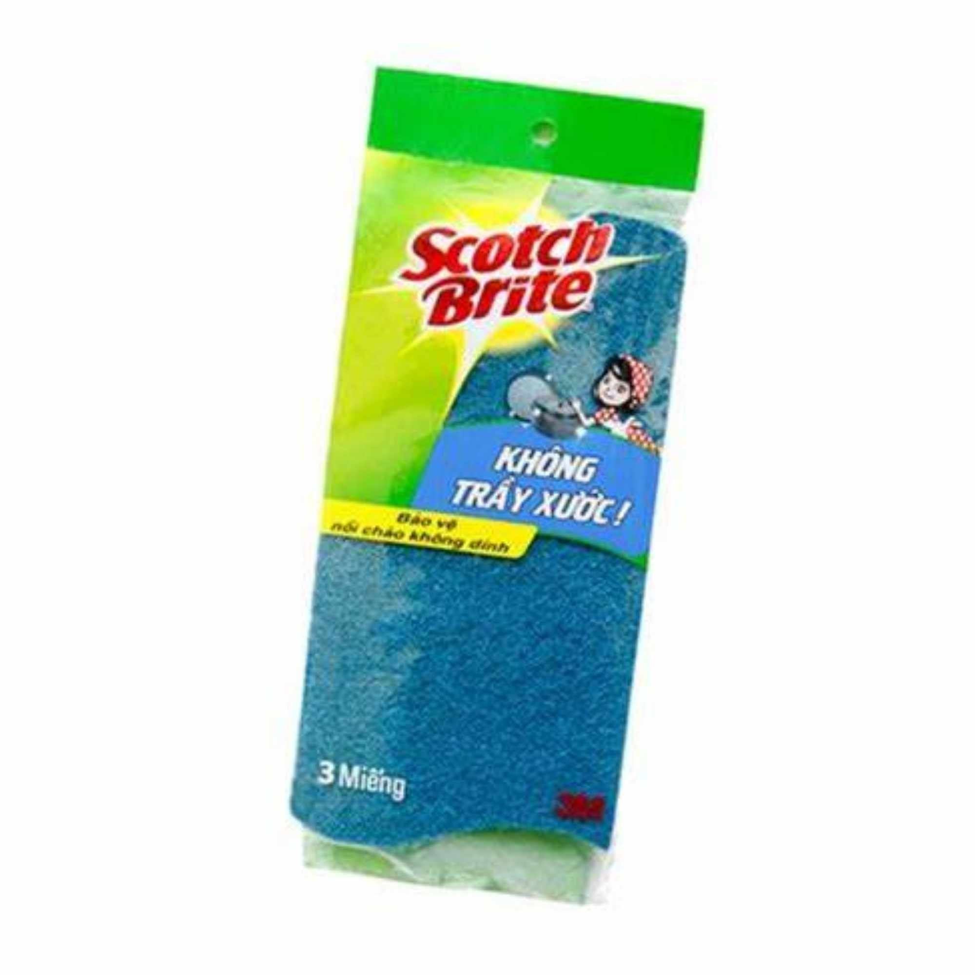 Cước cọ rửa không trầy có mút KTM3's 3M 