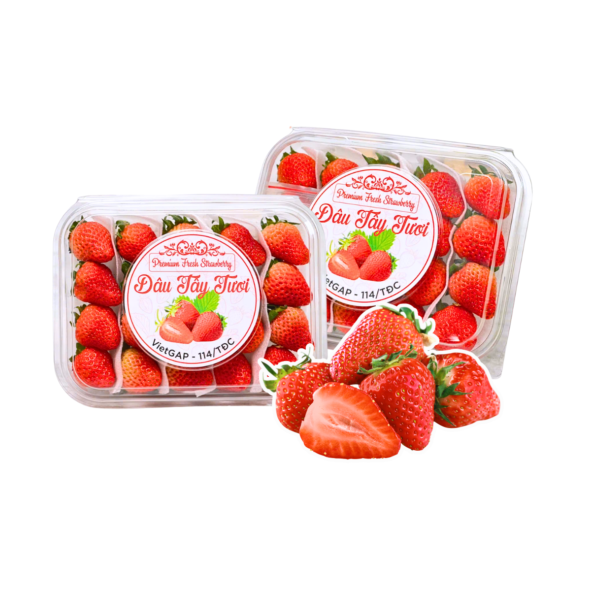  Dâu tây giống Mỹ - 300G/Hộp (I0016335) 