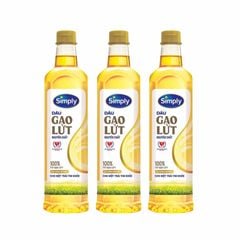 Dầu gạo lứt Simply 1 lít