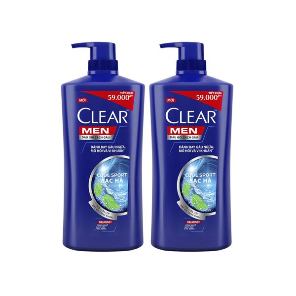 Dầu gội Clear 3in1 mát lạnh bạc hà