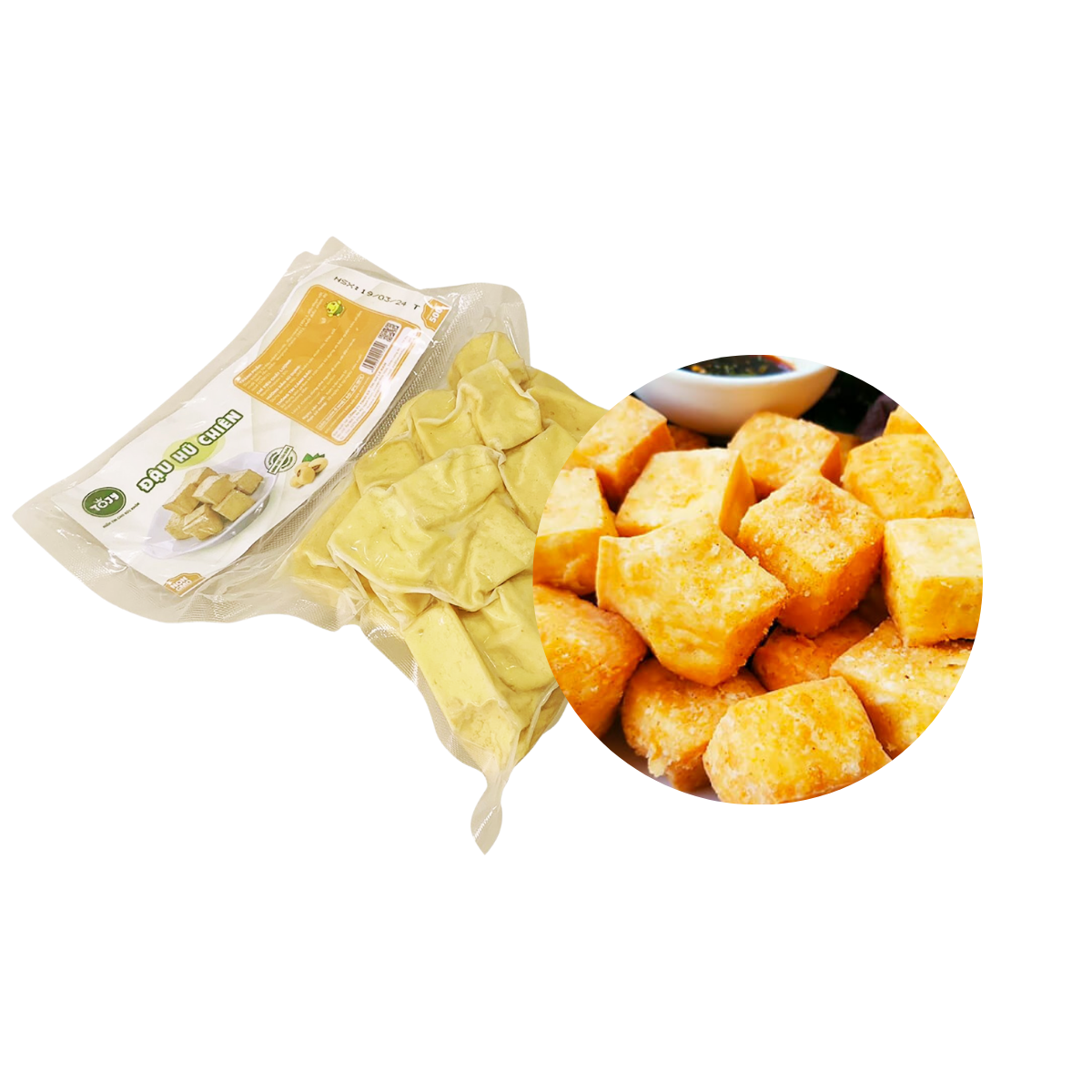  Đậu hủ chiên viên Tojy - 500G/Túi (I0016333) 