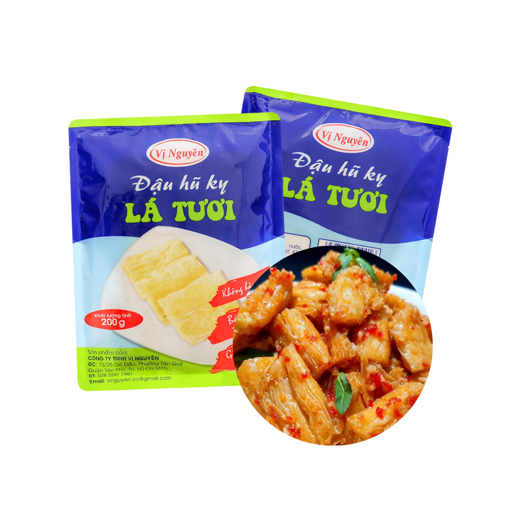  Đậu hủ ky lá tươi Vị Nguyên 200 g 