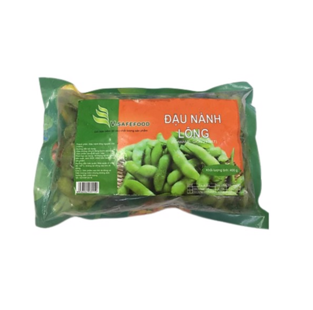  [Đông lạnh] Đậu nành lông V-Safefood 400 g (I0007366) 