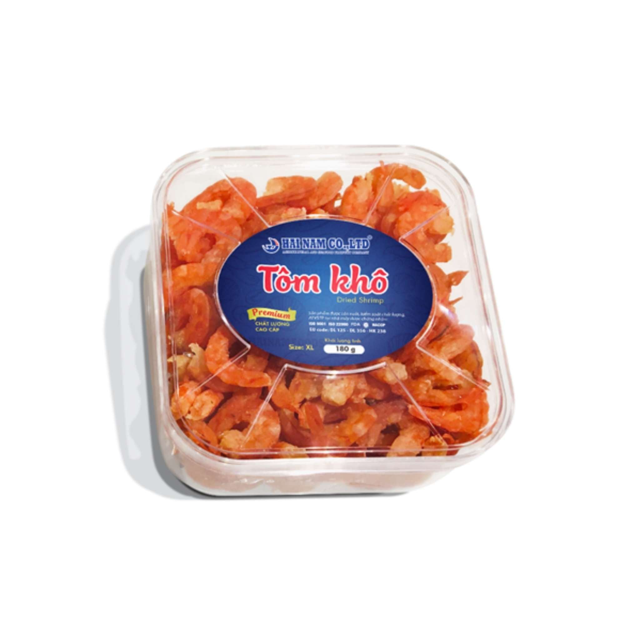  Tôm khô size XL Hải Nam (Hộp 0.18KG) 