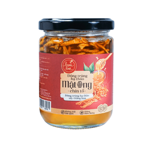 Đông trùng hạ thảo mật ong chín tổ Bonie Bee (250G)