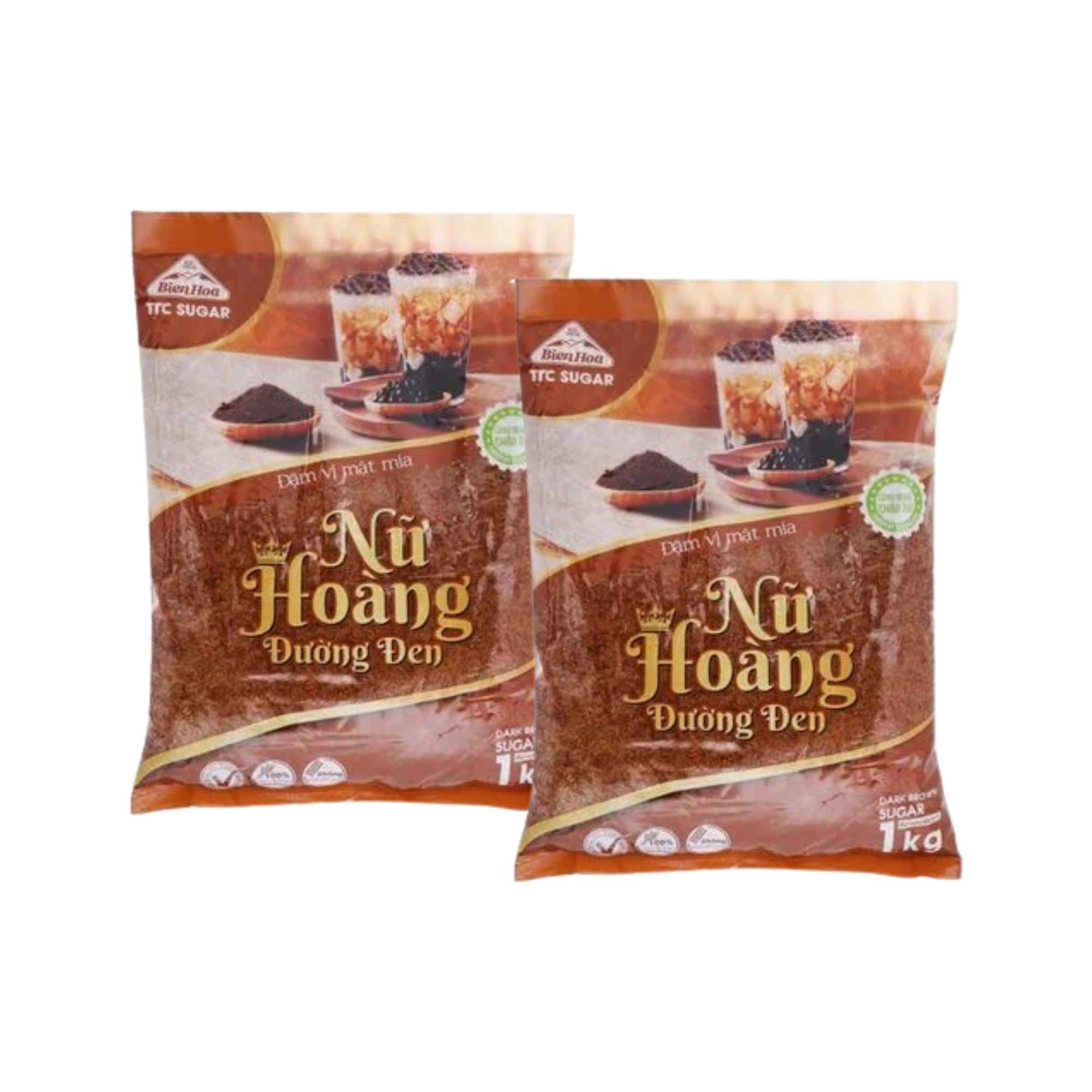  [Combo 2 Túi] Đường đen Nữ Hoàng 1 kg (I0001926) 