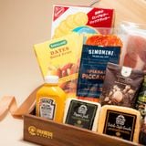  Wine & Charcuterie Wooden Tray / Khay Thịt Nguội và Rượu Vang Tinh Tế 
