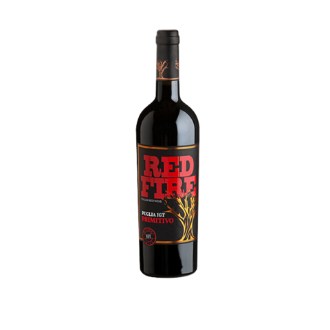  Rượu vang đỏ Red Fire Puglia IGT 13.5% chai 750 ml 