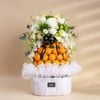Phần Quà Flower And Tangerine Gift Basket sang trọng tại Farmers Market
