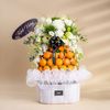 Phần Quà Flower And Tangerine Gift Basket sang trọng tại Farmers Market