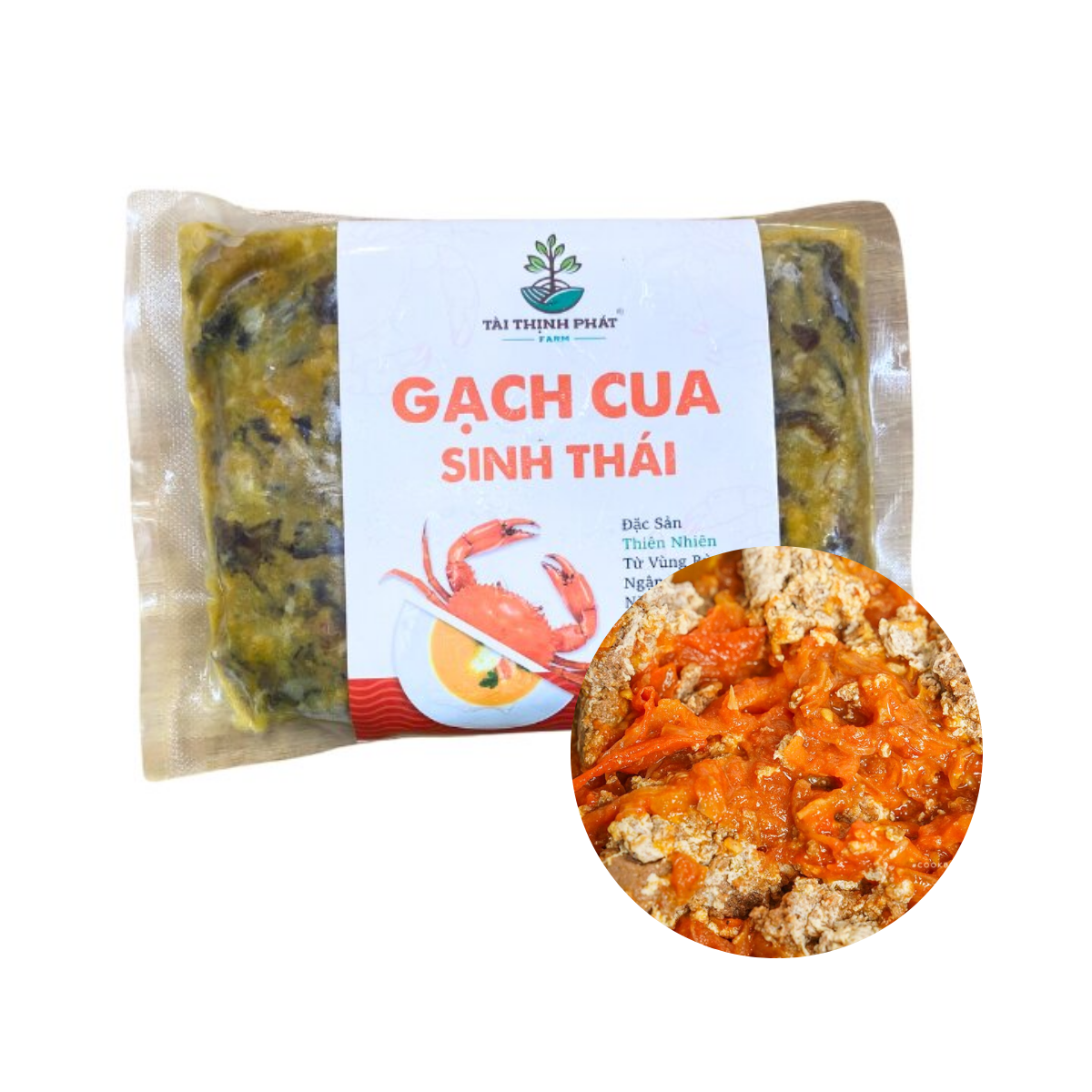  [Tươi] Gạch cua Tài Thịnh Phát 200 g 