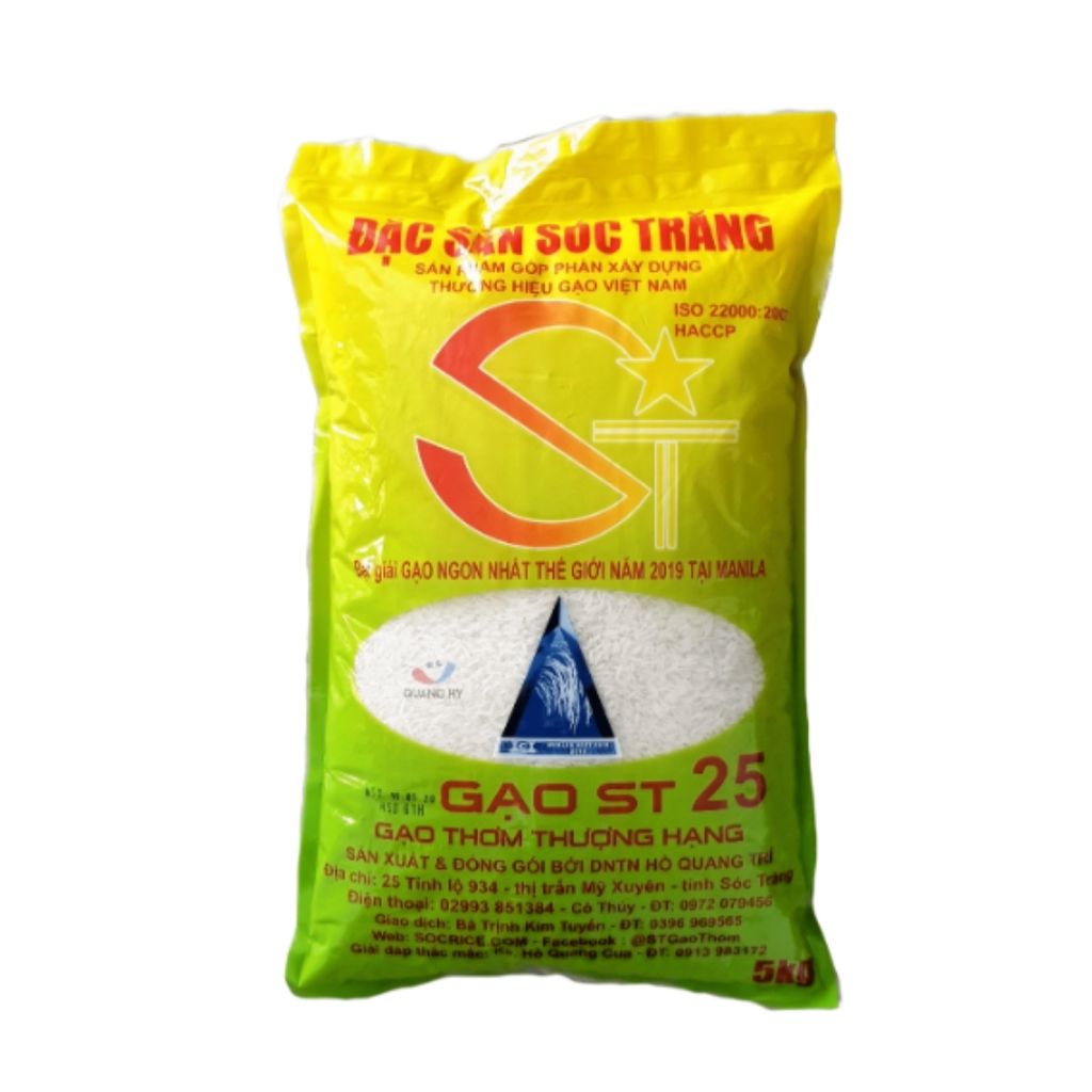 Gạo ST25 Sóc Trăng - Túi 5KG (I0001570) – FARMERS MARKET