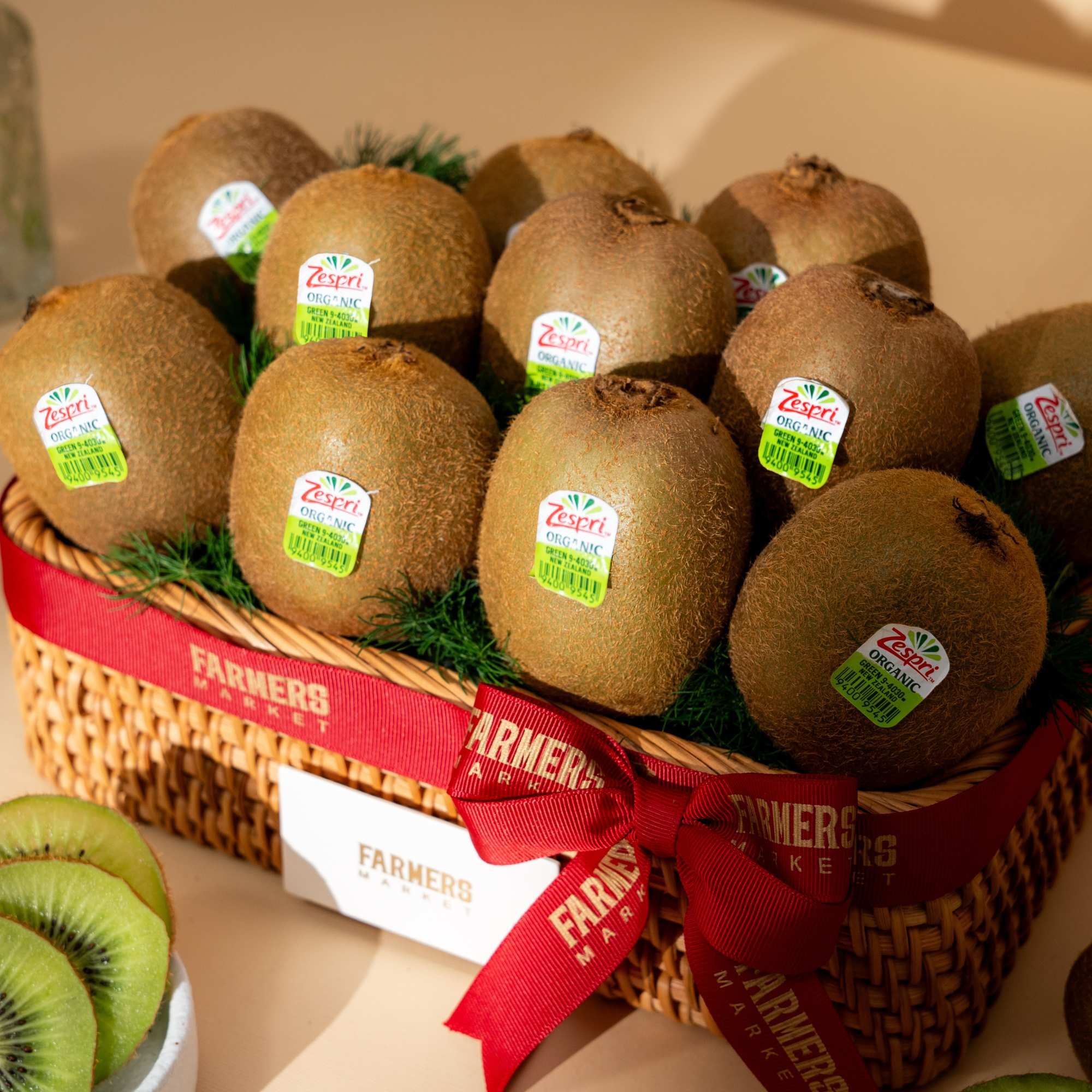  Giỏ Quà Kiwi Xanh Hữu Cơ Tiêu Chuẩn 