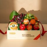  Giỏ Quà Trái Cây Tươi Tone Kem Tiêu Chuẩn 