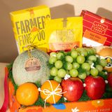  Giỏ Quà Trái Cây Và Ăn Vặt Tone Cam Tiêu Chuẩn 