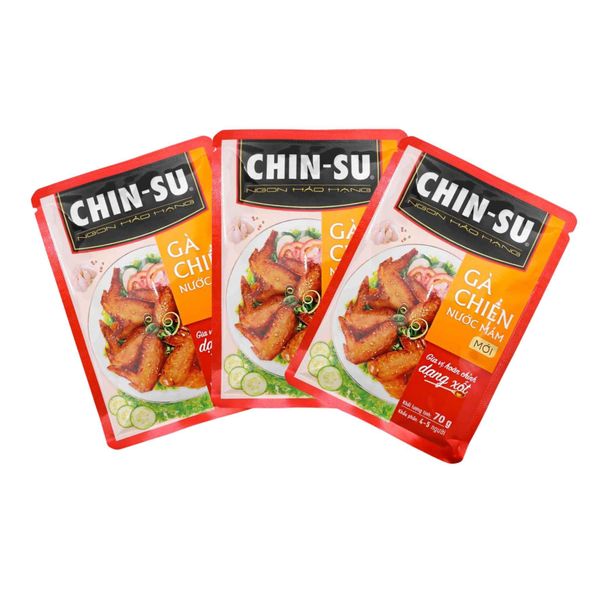 Gia vị hoàn chỉnh gà chiên nước mắm Chinsu