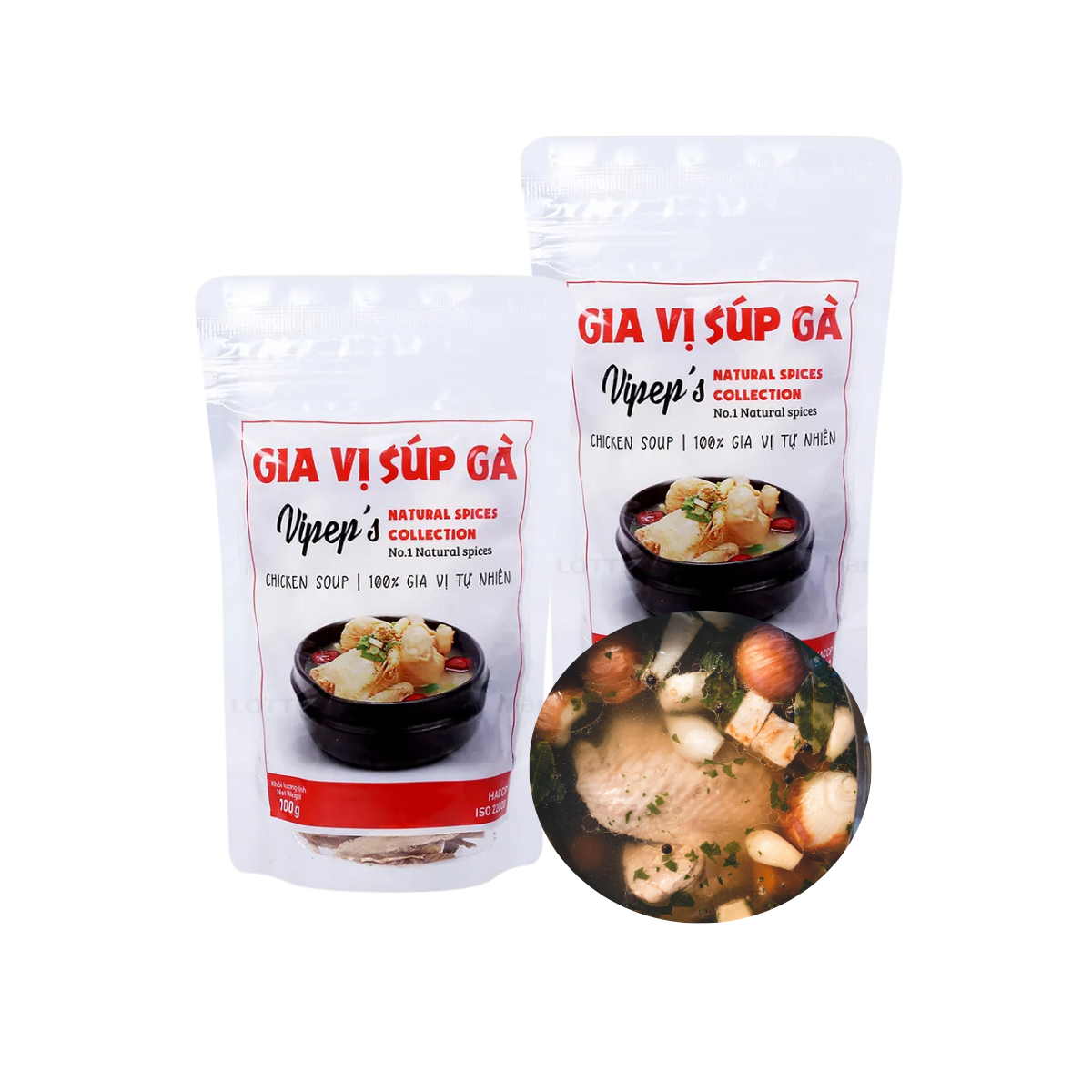  Gia vị súp gà Vipep 100 g (I0001970) 