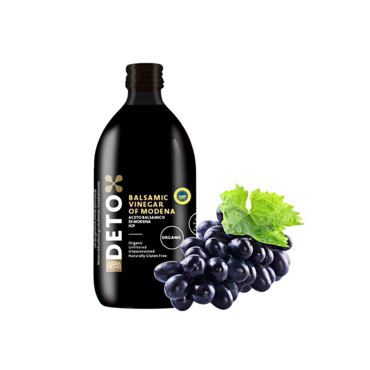 Giấm nho Balsamic hữu cơ có giấm cái Andrea Milano 500 ml (I0021236)