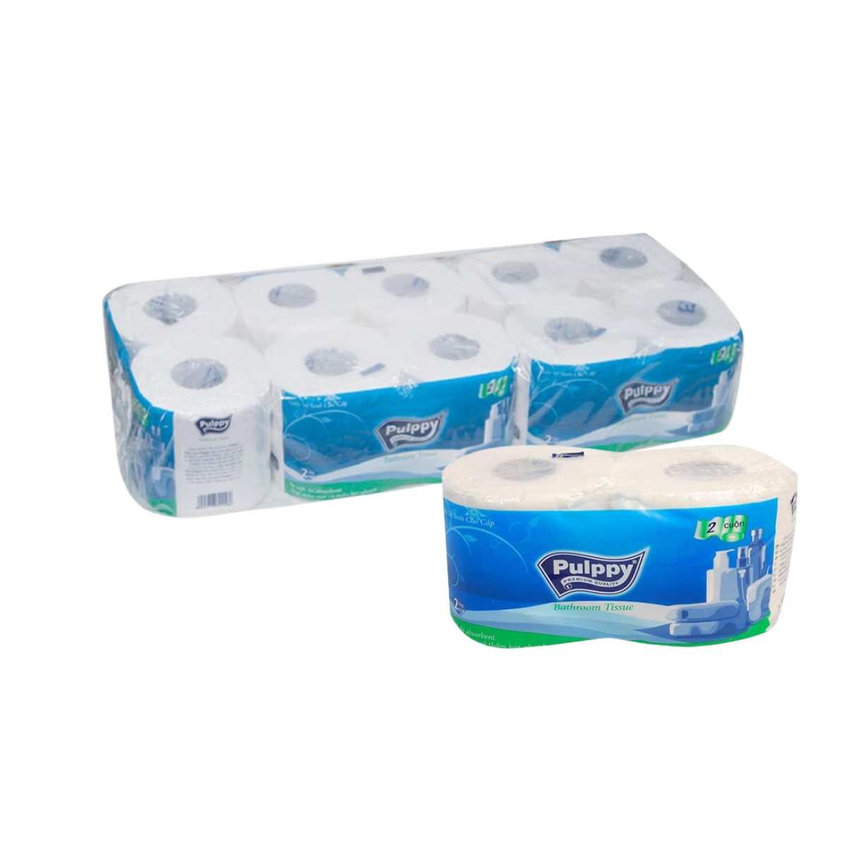  Giấy lụa cuộn Pulppy 10 cuộn/lốc (I0006029) 